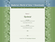 Tablet Screenshot of madoria.com